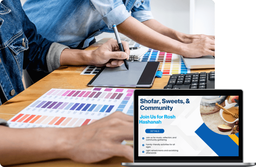 shul works graphic design services